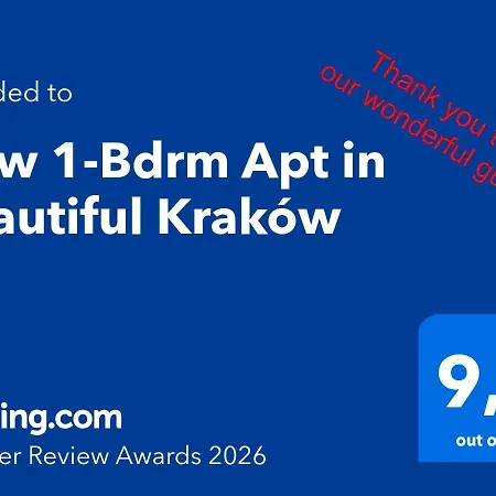 شقة New 1-bdrm In Beautiful كراكوفيا